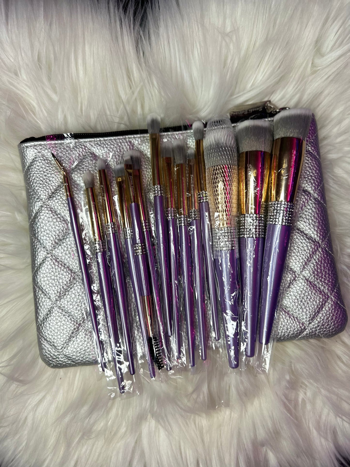 BUCHONA MAKEUP BRUSH SET LAVENDER PLATINUM LIMITED EDITION