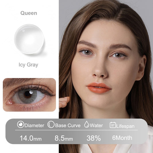 Queen Icy Gray Lenses