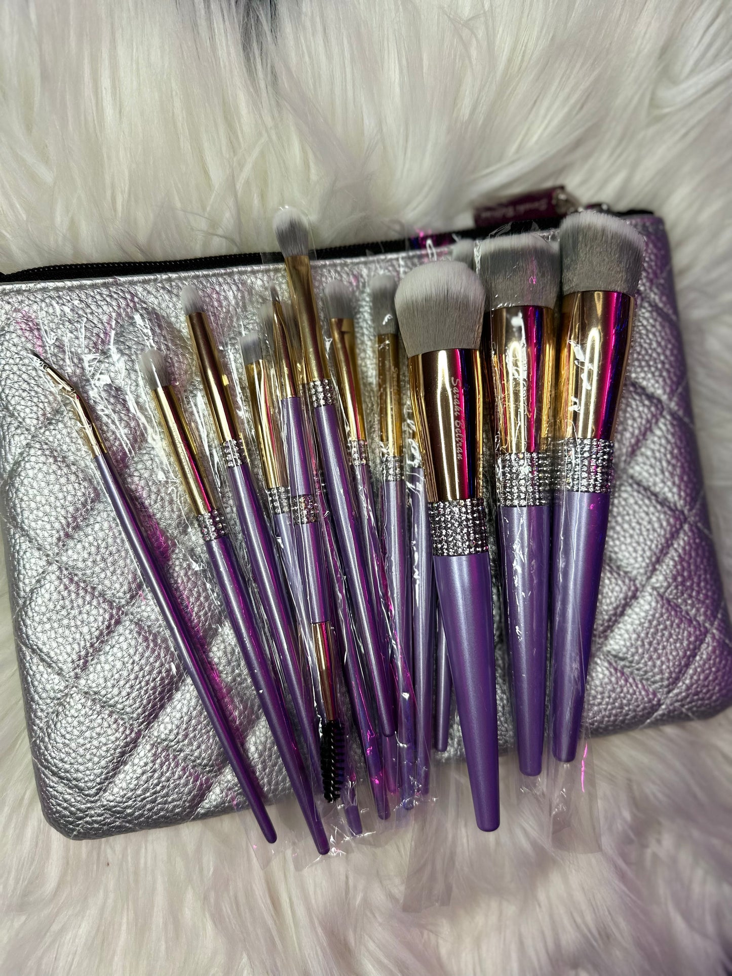 BUCHONA MAKEUP BRUSH SET LAVENDER PLATINUM LIMITED EDITION