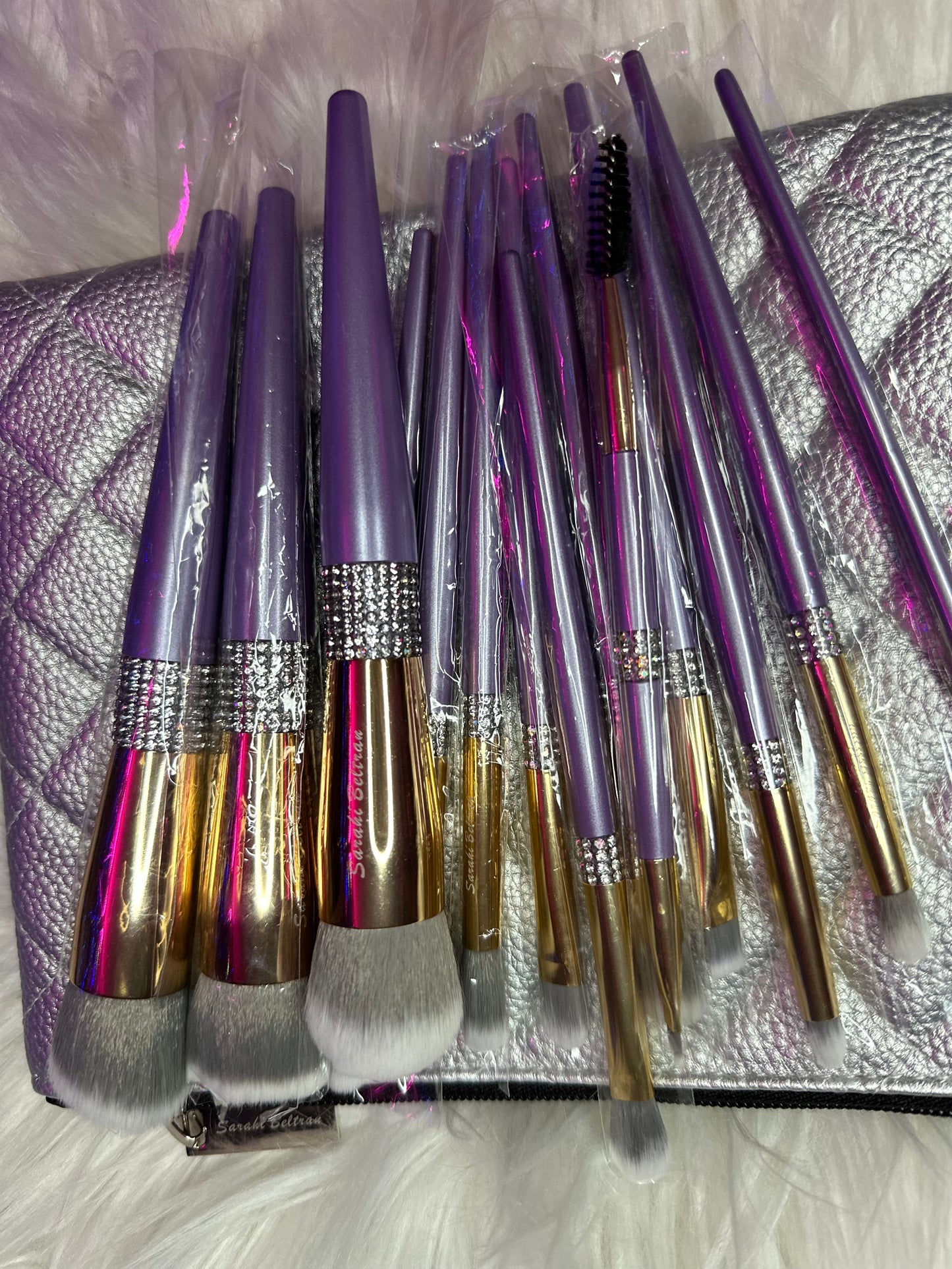 BUCHONA MAKEUP BRUSH SET LAVENDER PLATINUM LIMITED EDITION